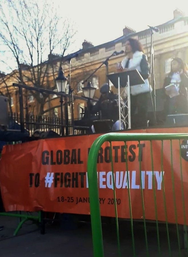 KamitanArts's tweet photo. #KamitanArts starting the NuYear & NuDecade raising #Global awareness on what's most important 4the survival of us all! #EmpresS1Egypt #الامبراطورةالاولي with @sarahsaxophone @juniortomlin #Poetry4Grenfell #ChloeC @equalitytrust @FightingInequality Sat #Whitehall #FightInequality https://t.co/L0BuGS7PXm