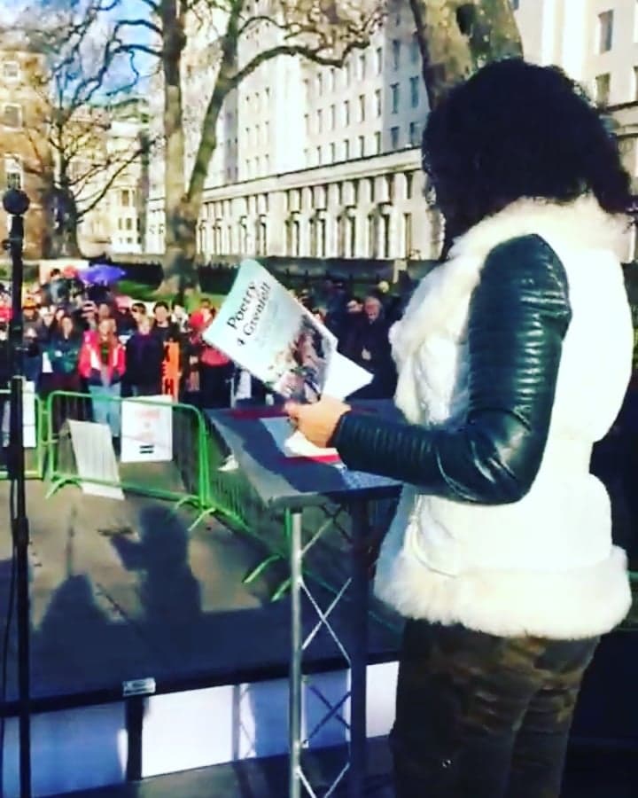 KamitanArts's tweet photo. #KamitanArts starting the NuYear & NuDecade raising #Global awareness on what's most important 4the survival of us all! #EmpresS1Egypt #الامبراطورةالاولي with @sarahsaxophone @juniortomlin #Poetry4Grenfell #ChloeC @equalitytrust @FightingInequality Sat #Whitehall #FightInequality https://t.co/L0BuGS7PXm