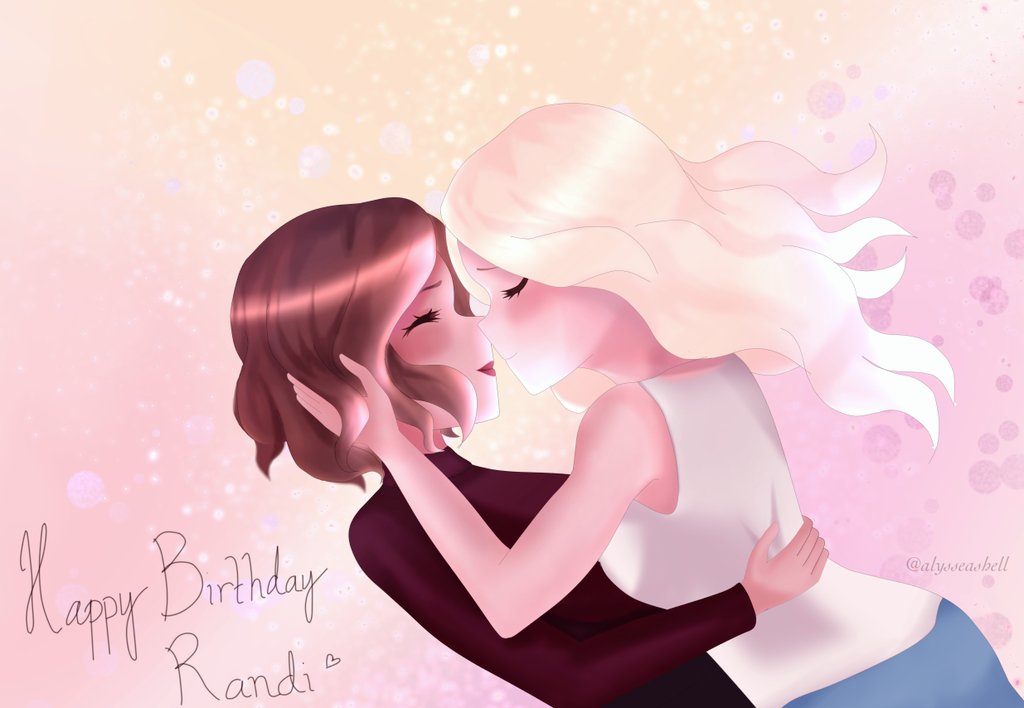 alysseashell's tweet image. today's a special day bc it's the wonderful @powerfulmagics's birthday!!!! happy birthday Randi!!!! 🎉🎂💞💞💞💞✨