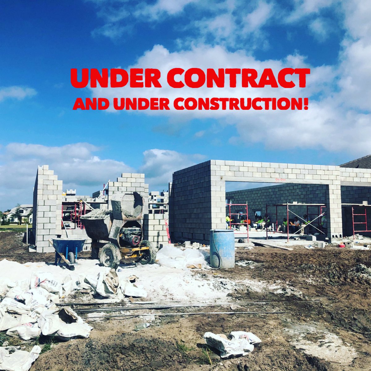 JMLuxuryGroup's tweet photo. So excited for my Buyers... they broke ground on their new home in @Sonoma isles. It’s exciting to watch the progress and pick all your homes’ finishes.  #jessmerida #jmluxurygroup #sonomaisles #jupiterhomesforsale https://t.co/rAWQSfNveV
