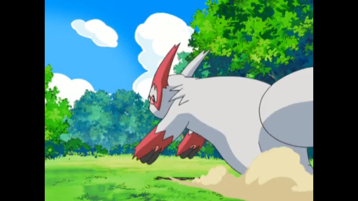 Poetax On Twitter I M Taking Screenshots Of Zangoose From The Anime Today As Reference And I Knew He Tucked His Claws Sometimes But I Always Wondered If That Meant He Ran On