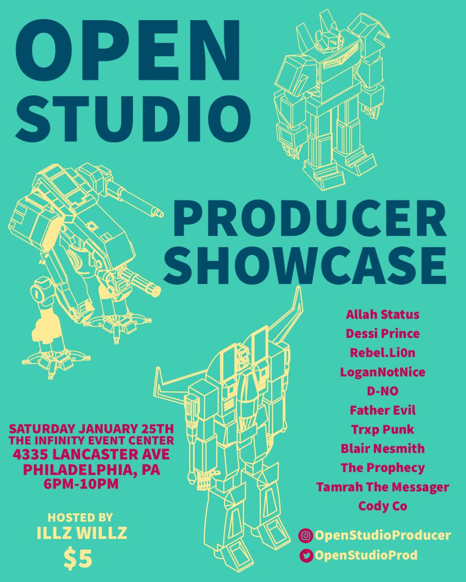 Dno_Drums's tweet image. Saturday!!!! ⁦@OpenStudioProd⁩