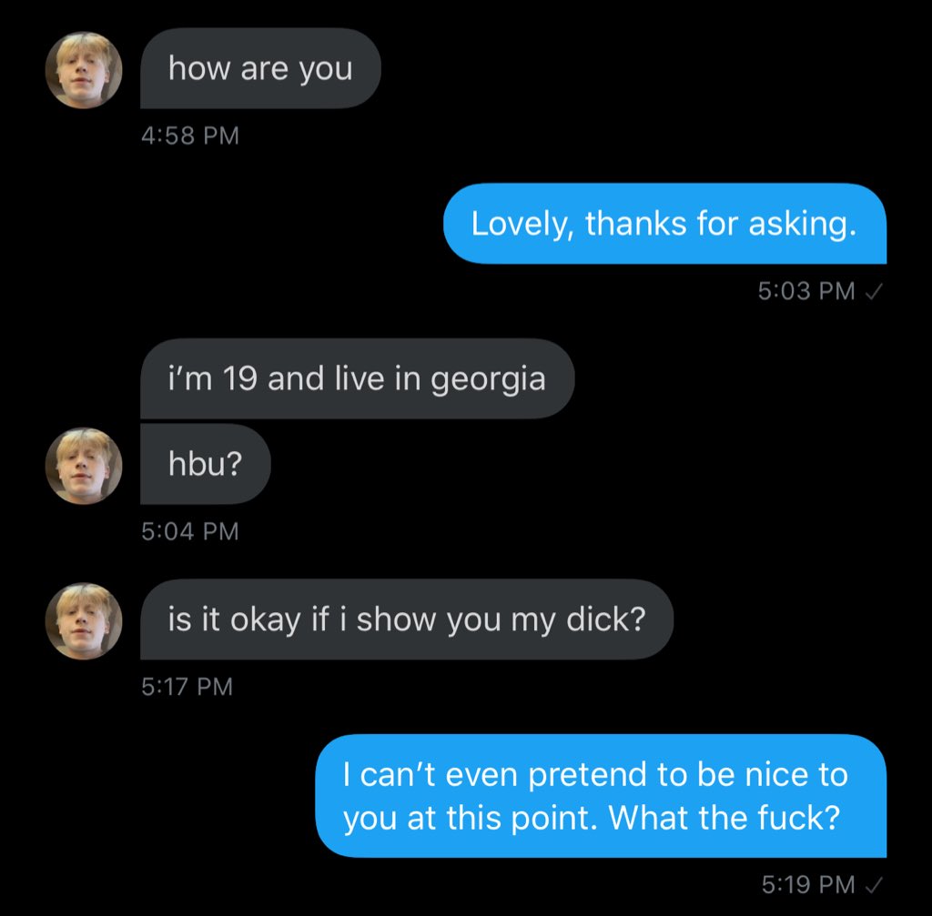Alexis0416__'s tweet photo. STAY THE FUCK OUT MY DMS WITH THIS. https://t.co/0TgKypKuLo