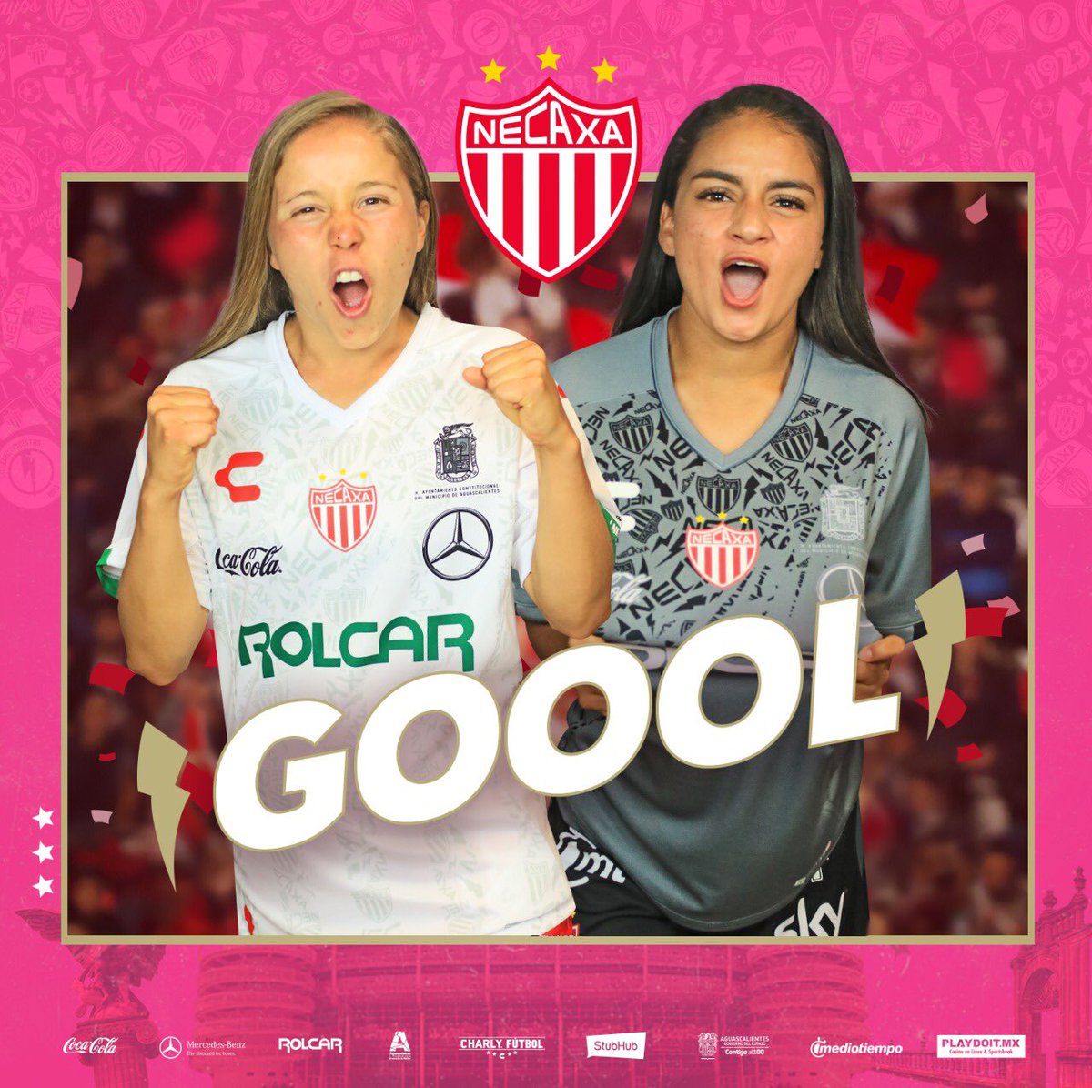 NecaxaFemenil's tweet photo. 63‘⏱| #MORvsNEC | 1-1 | #LigaBBVAFemenil | ¡Gooool! Dulce Alvarado aparece para rematar el centro de @ValeriaCrdena8 y se empata el encuentro.
#FuerzaCentellas ⚡️ https://t.co/P7t4SfNhlm