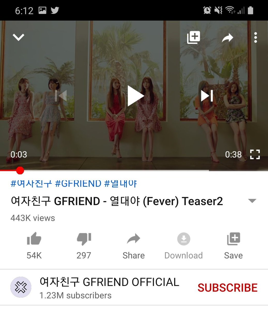 Sowonksj's tweet photo. The power of bighit labels. 
I mean.......... Fever was upload 7 month ago and just 443k views and......tale of the glass bead just 1 night and 1M Views. Wow https://t.co/H8VRfUze5Y