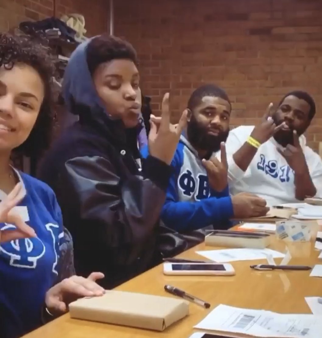 Our Greeks participated in the <a href="/WestVirginiaU/">WVU Mountaineers · Let’s Go!</a> #MLKDayofService! Featured are some icons from <a href="/NPHCWVU/">WVU NPHC</a>! (<a href="/TheOYDeltas/">WVU Deltas</a>, <a href="/wvusigmas/">The Black Panther Chapter</a>, <a href="/WVUZetas/">WVU Zetas</a>, <a href="/PiMuAlphas/">ΑΦΑ Pi Mu Chapter</a>)