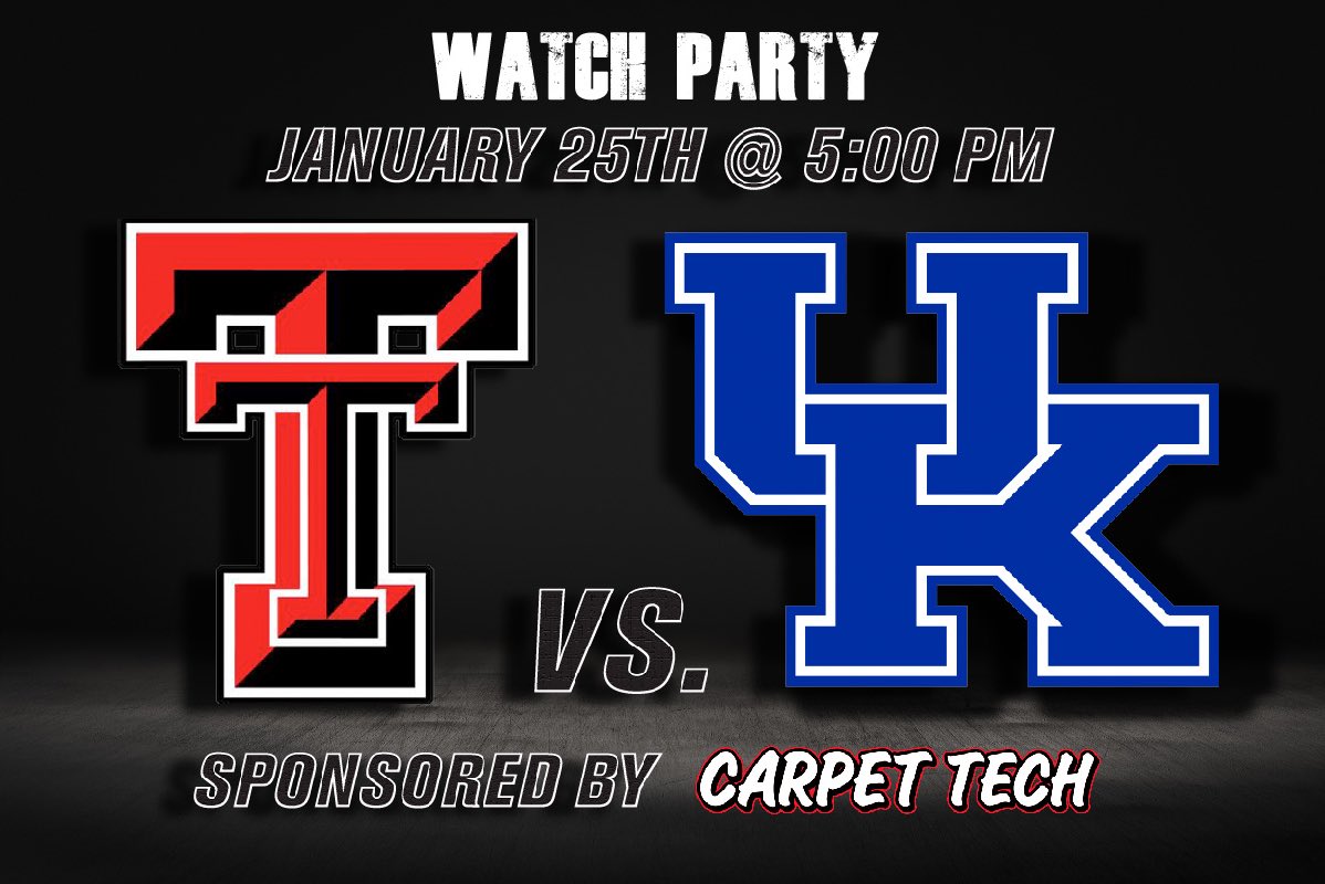 golfsuitesusa's tweet photo. Raider! Power! 🏀🗣
Join 4ORE Golf and @CallCarpetTech in cheering on our Red Raiders as they take on the Kentucky Wildcats. Enjoy $3 drafts and wells, beer bucket specials, nachos AND MORE.
#LubbockEvents #LubbockLife #LubbockInTheLoop #LubbockTexas #LBK #TexasTech https://t.co/dJKVDFEzju
