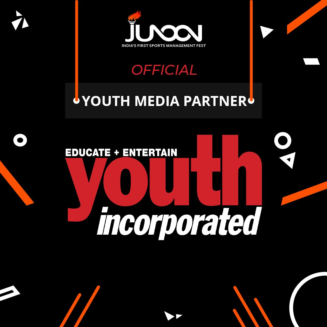 junoonsportfest's tweet photo. We are proud to announce @YouthIncMag as our Youth Media Partner for Junoon 2020 🎥

Welcome to the Junoon Family ✨

#Junoon2020 #ApnaFest @info_iism https://t.co/gqWoeHfmoC