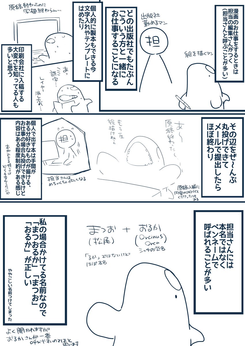 漫画家になってから①
気に入ってるけど呼びにくいペンネームにしてしまった 