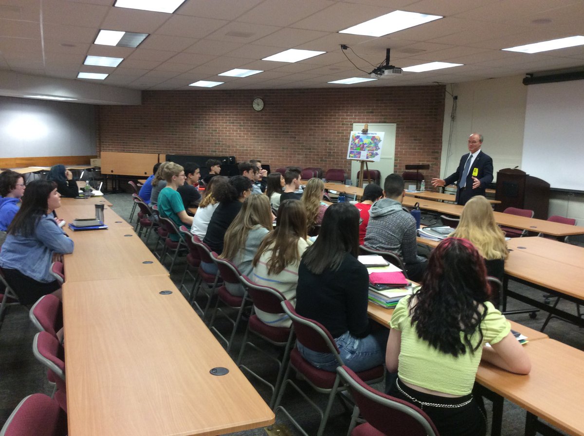 PA Rep Brett Miller visited with Gov &amp; Econ Classes. During his presentation, Rep Miller discussed what it is like to run for public office, the importance of State Gov and State Legislation, current issues facing PA citizens, and career opportunities within gov <a href="/hempfield/">Hempfield SD</a>