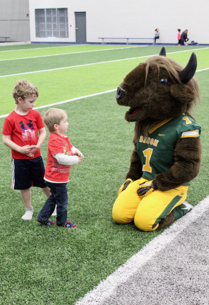 Mascot Mashup was a hit! Kids got to meet local mascots while checking out Rustad Rec Center! Frostival 2020 is off to a great start! #wfparks #frostival2020 #getoutandplay