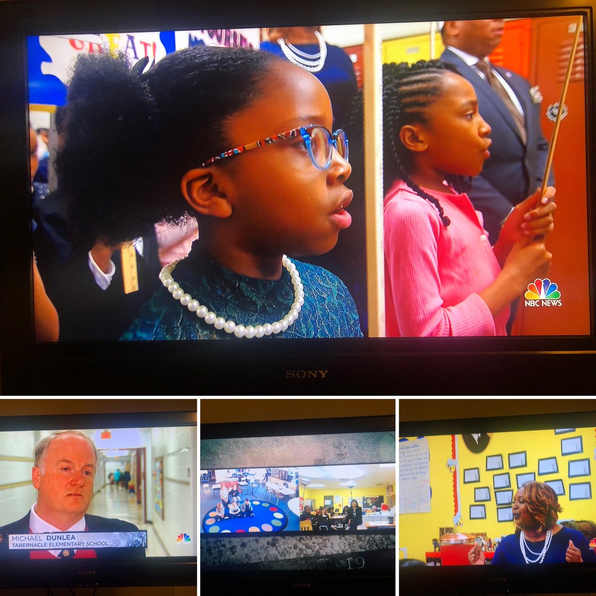 JenWilliamsEdu's tweet image. So proud of my friends! I believe Dr. King would be very proud. @CollinsNBCT @MichaelJDunlea @EmpaticoOrg @NBCNightlyNews #MLKDay #PeaceSignsProject