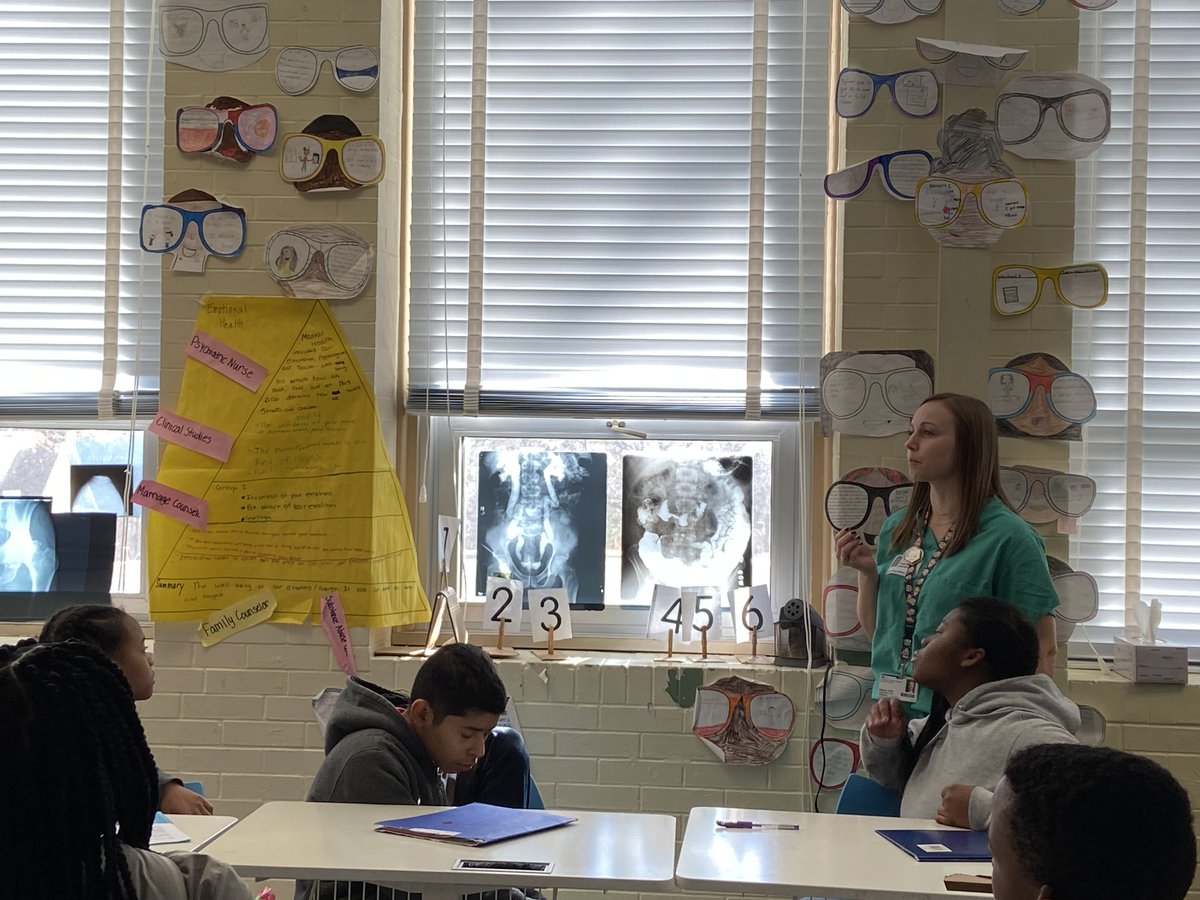 Health Sciences Magnet (@grms_magnet) on Twitter photo Health Sciences magnet students learning about the skeletal system with a radiology technologist! <a href="/GoldenRingMS/">Golden Ring</a> <a href="/sfanshaw/">Stephanie Fanshaw</a> Health Sciences magnet students learning about the skeletal system with a radiology technologist! <a href="/GoldenRingMS/">Golden Ring</a> <a href="/sfanshaw/">Stephanie Fanshaw</a>