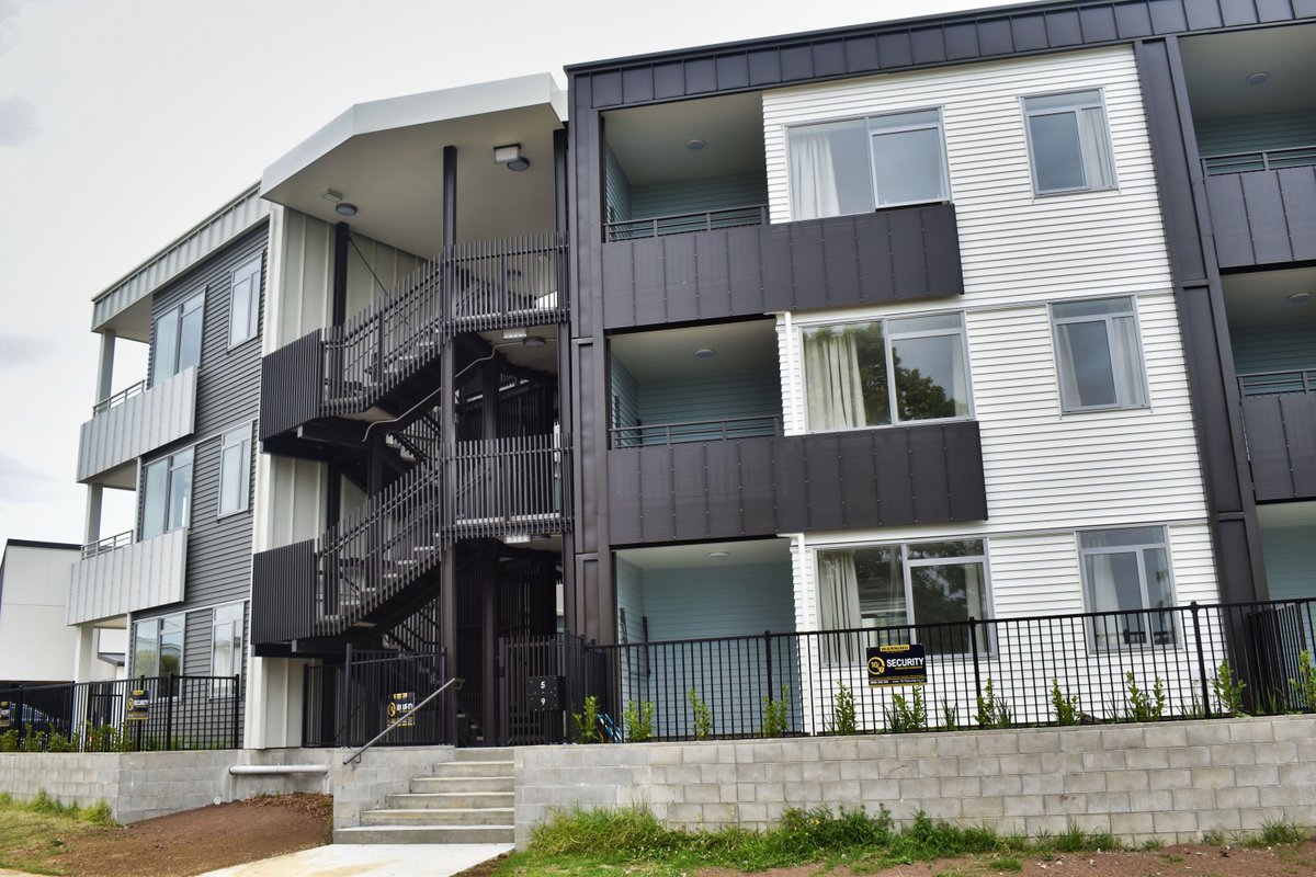 MilesConstruct's tweet image. Another project completed by Miles Construction - 19 apartment units in Northcote, Auckland. Proudly handed over to our client, @Kaingaoragovtnz as part of the #NorthcoteDevelopment

#build #construction #projectmanagement #auckland