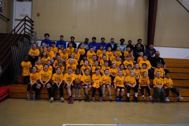CoachLansing's tweet photo. So many special things going on in our community. Our guys had a full day of work and most importantly had fun at the YMCA Camp. https://t.co/wW6rqd3DU5