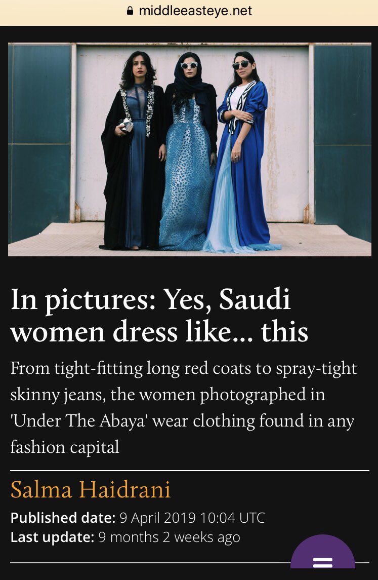 In pictures: Yes, Saudi women dress like this
