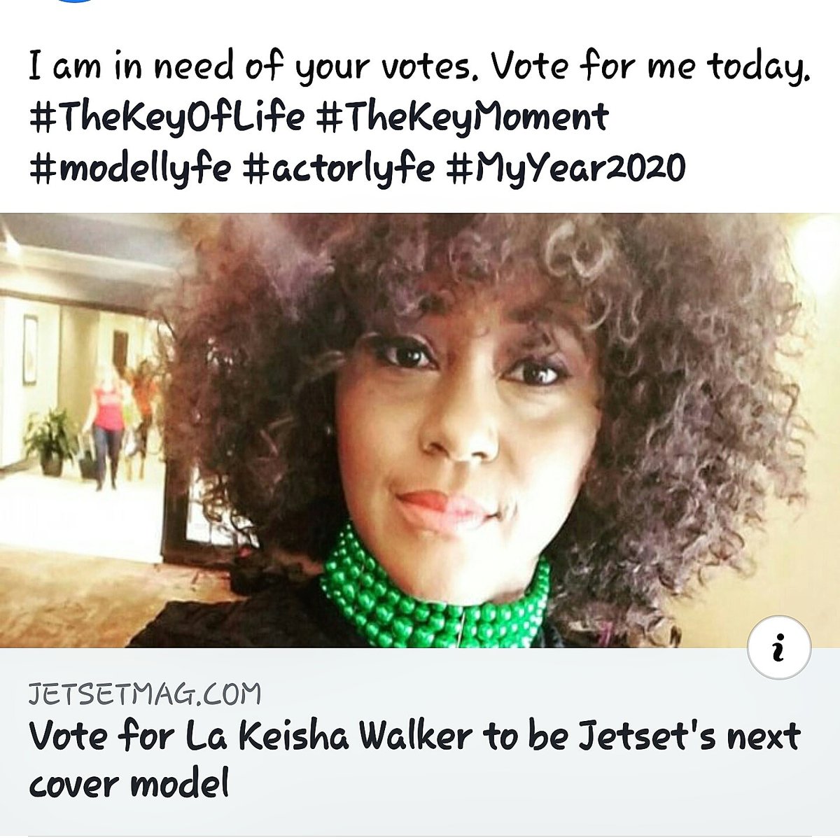 MzArmyStrng5Str's tweet image. I am in need of YOUR votes to win the cover on Jetset Magazine.  jetsetmag.com/model-search/2…  #Cover2020 #Jetset #TheKeyOfLife #TheKeyMoment #cwnetwork #AshleyStewart #EbonyMagazine #Torrid #modellyfe #ActorLyfe #VoteForMe