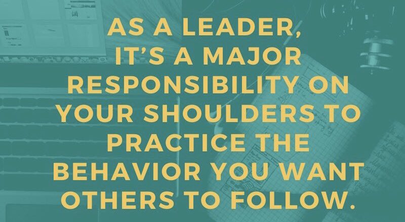 helenzak's tweet image. Leaders need to be role models for the organization!  @ValueCapture1