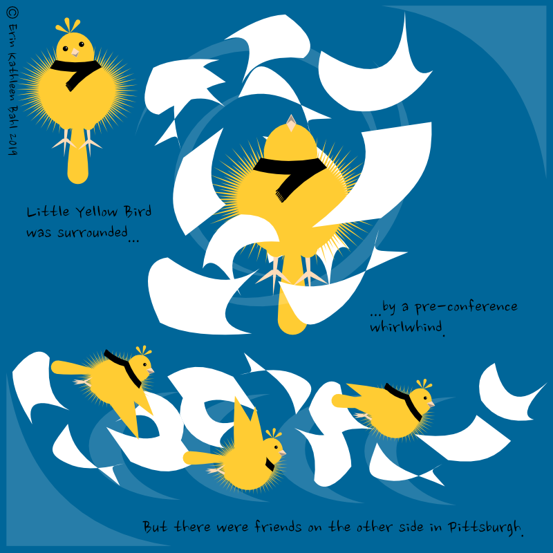 lybcomic's tweet photo. LYB155: Gearing up for conference season just around the corner... #bird #comics #webcomics #cccc #cccc19 #4c19 #4c20 https://t.co/JkyUtRyfga