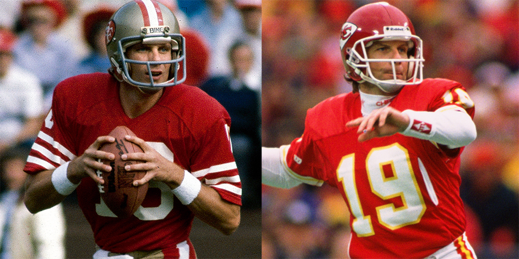 AroundTheNFL's tweet photo. Joe Montana on Super Bowl LIV matchup between 49ers, Chiefs: 'I'm guaranteed my team will win'

https://t.co/0dDDXx0Ntv https://t.co/YtwKdirNuH