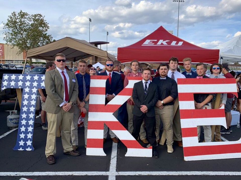 Fall of 2019's New Member class is ready to take on #springrecruitment2020!! Come out Wednesday and Thursday nights from 5-8 in Wallace 347🔻 #rushtke #springrush #alwaysagentlemen #TKE
