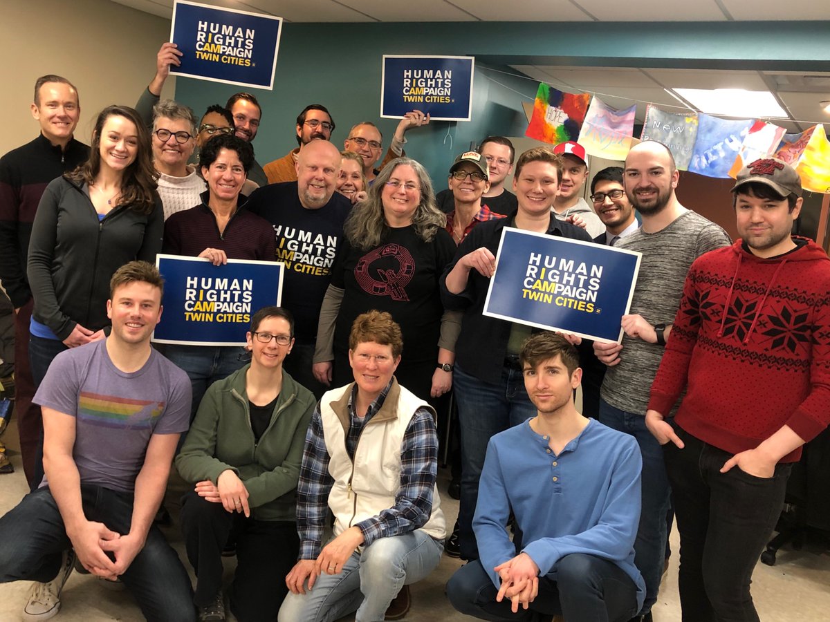 HRC Twin Cities filled 26 backpacks full of warm items for homeless youth