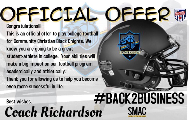 After talking with Community Christian  college I’m very glad to announce that I’ve received an offer 💙 @goccathletics  #Back2Business