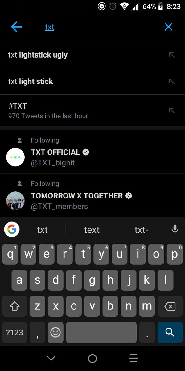 missinguin's tweet photo. nooo rt and reply to clear the searches!!!
txt lightstick beautiful
txt lightstick amazing
txt lightstick pretty
txt lightstick cute
txt lightstick talented
txt lightstick fancam
txt lightstick sexy https://t.co/Tj1HNlGw6N