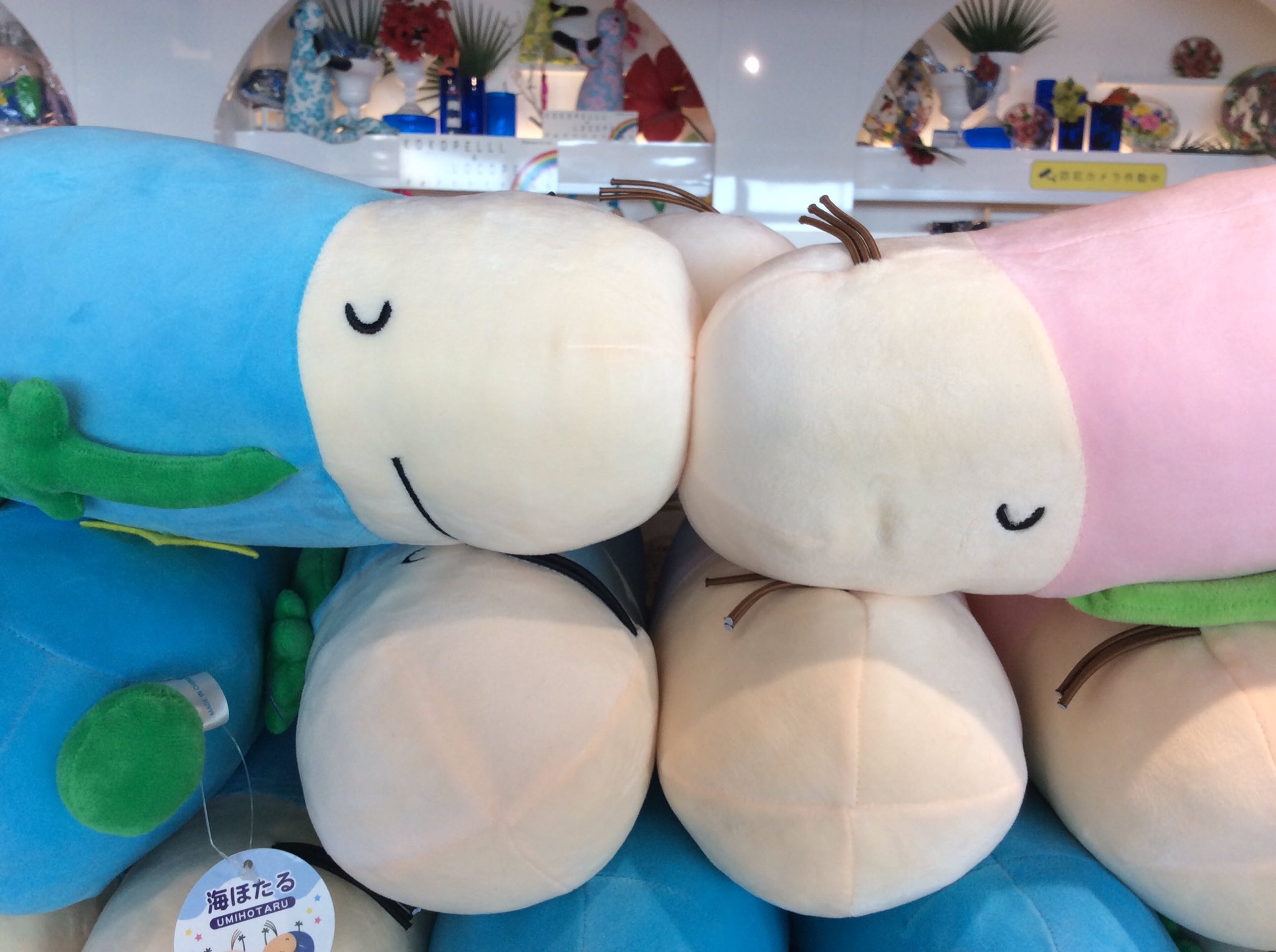 海ほたるパーキングエリア 現在 4階ウミナカプラザで販売している 海ほたるくん 海ほたるちゃんグッズ です