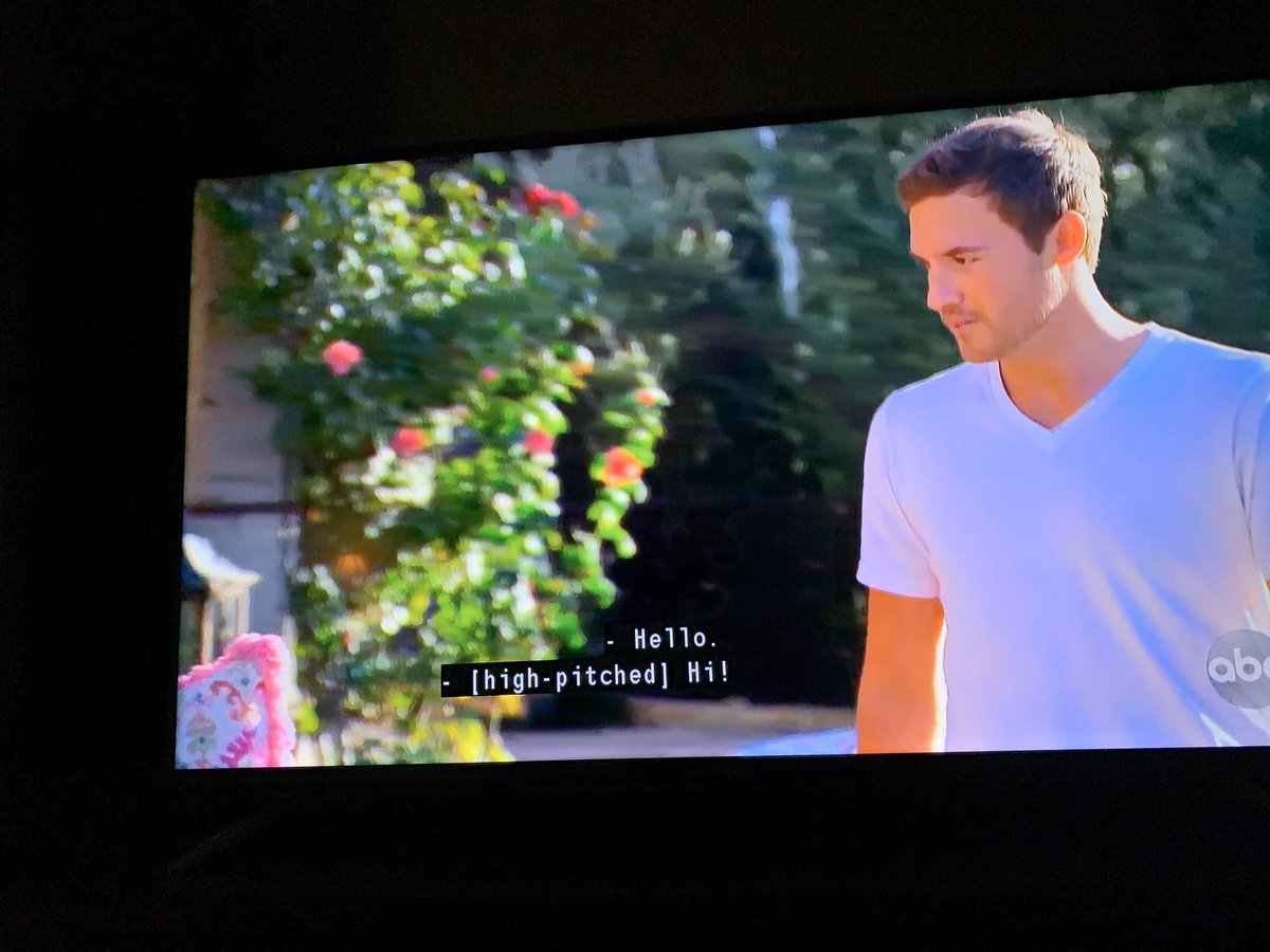 madisentweets's tweet image. The devil works hard, but the Bachelor subtitle writers work harder #TheBachelor