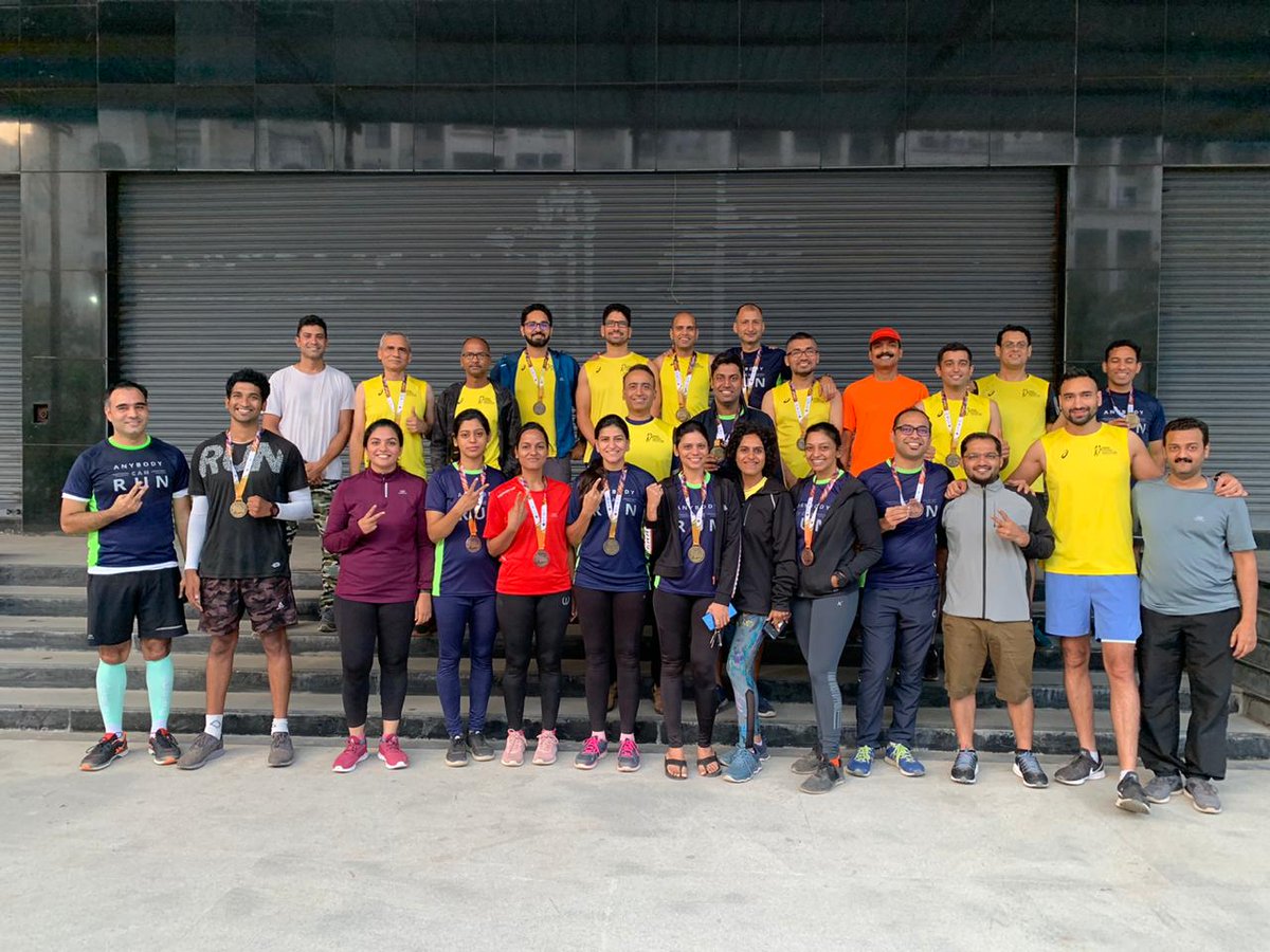 ABC_R_U_N's tweet photo. #Celebration , #smiles , #happyfaces once u accomplish the best marathon in #india @TataMumMarathon #TMM2020 !

Cheers to all the finishers, #Inspirations and let's continue this journey of staying fit and #strong 👏🏅😊

#BeBetter #abcrun #Pune 

Thanks mentor @Shishir_3010 https://t.co/rXNXDNAKuj