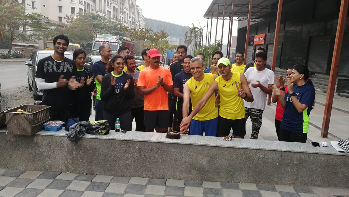 ABC_R_U_N's tweet photo. #Celebration , #smiles , #happyfaces once u accomplish the best marathon in #india @TataMumMarathon #TMM2020 !

Cheers to all the finishers, #Inspirations and let's continue this journey of staying fit and #strong 👏🏅😊

#BeBetter #abcrun #Pune 

Thanks mentor @Shishir_3010 https://t.co/rXNXDNAKuj