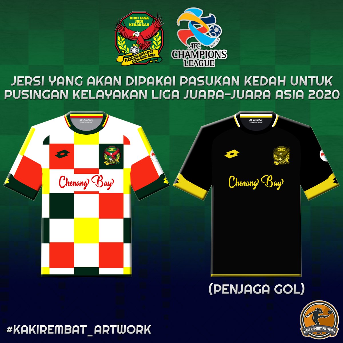 Kaki Rembat Artwork On Twitter Jersi Yang Akan Dipakai Pasukan Kedah Untuk Perlawanan Pusingan Kedua Kelayakan Liga Juara Juara Asia 2020 Lawan Tai Po Fc Malam Ini Https T Co Juoqia5cex Twitter