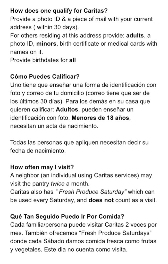 CaritasBeloitWI's tweet photo. Hello Everyone , because of Twitters format I provided information regarding frequently asked questions and answers in these photos! If you have any more questions please do not hesitate to ask! https://t.co/Sac9tiSTAa