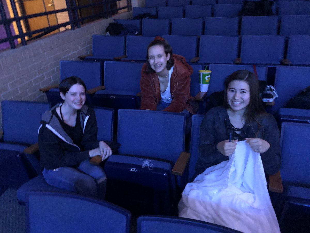 CoachKetcham's tweet photo. Tech working hard on the Snow Queen! https://t.co/Stheyyyhrd