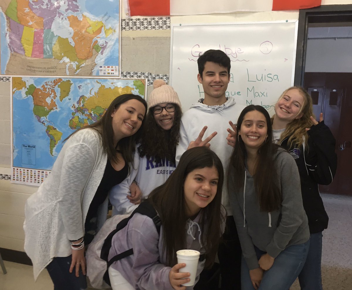 <a href="/ISP_HPE/">HPE International</a> <a href="/tmgraszat/">Tina-Marie Graszat</a> <a href="/eastside_ravens/">Eastside Secondary School</a> Great hot chocolate party (w/live music!!!) at International  Club today to say farewell to our departing sem 1 ISP students. Ana-Paula, Amanda, Flavia, Henrique, Luisa, Lisa, Marleen, Maxi and Rebecca we will miss you! #essravens4ever
