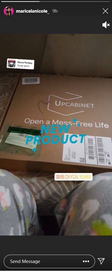 UpCabinet's tweet photo. One more lucky fellow have received our giveaway gift!!! 💑 💟🌹 🌻😘 😚 Thanks for your support, Maricela! 💓 💕 💖 💞 The New Year Giveaway campaign is still going on! It's open for anyone who loves space saving shelves and interior organization!🎉 🎊 🎈🔥 ✨ 🌟 https://t.co/4NiGfRWOIy