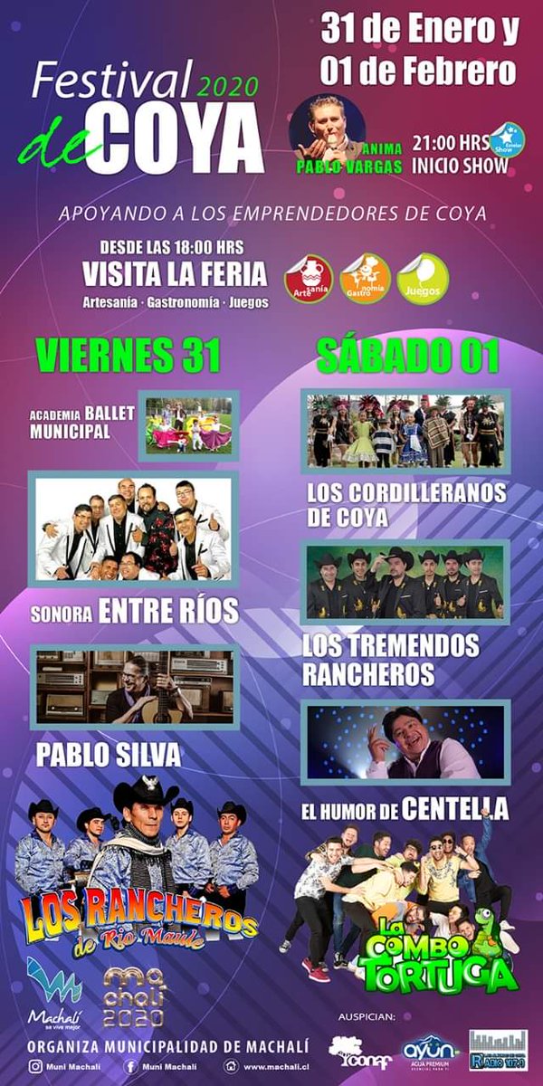 Semana coyina 2020 31 de enero y 01 de febrero.