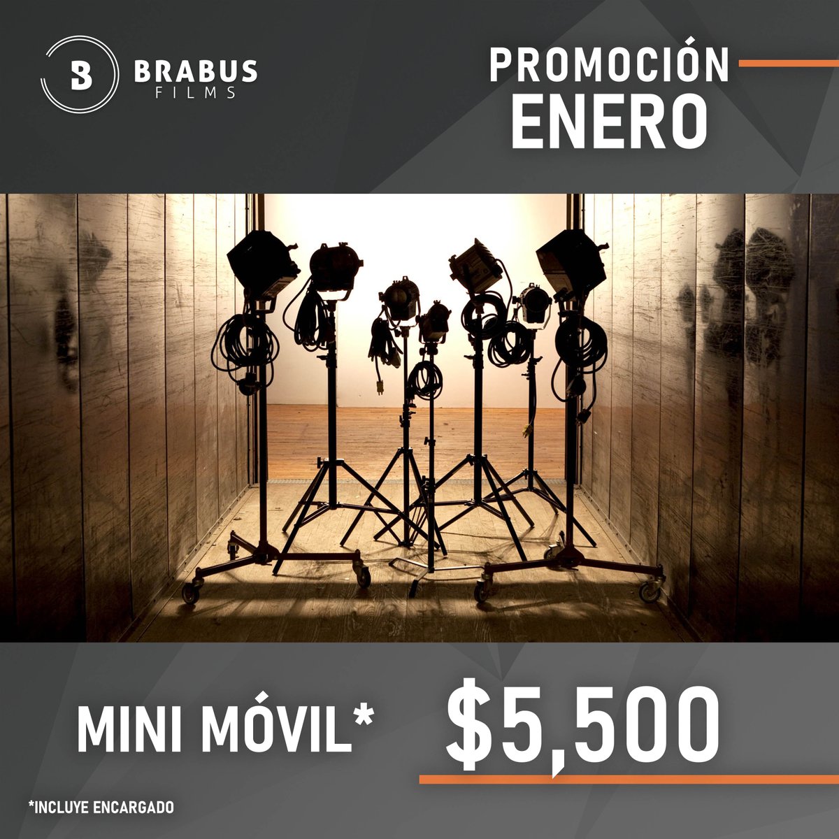 BrabusFilms's tweet photo. Aprovecha nuestra promoción del mes y renta el equipo que necesitas para tus producciones: Mini Móvil a solo $5,500.

#RentaDeEquipo #Promoción  #ProducciónAudiovisual https://t.co/ZG30jdlcd7