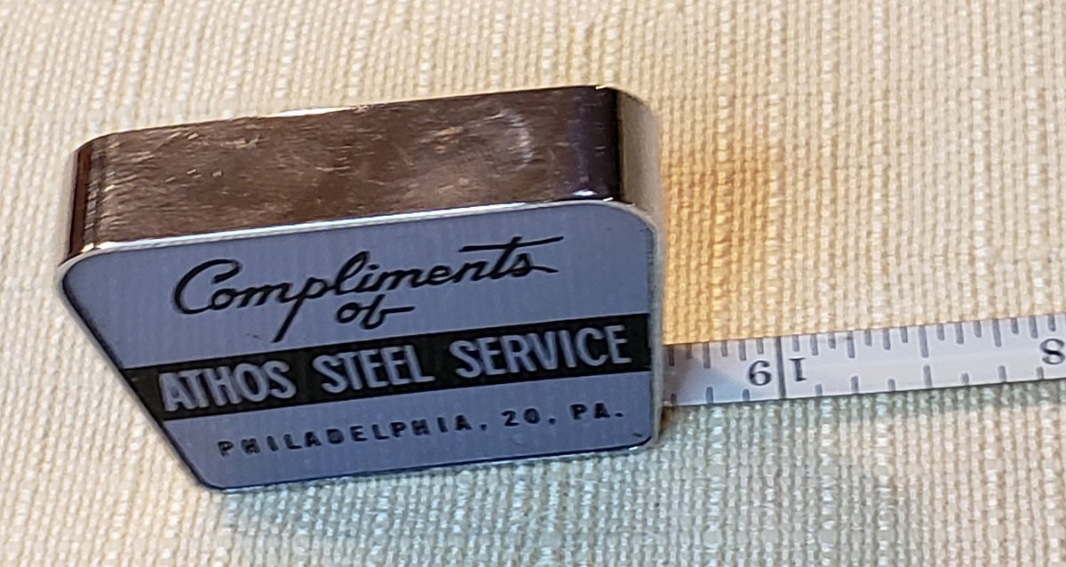atticesoterica's tweet photo. Vintage Advertising Collectible Tape Measure Athos Steel Service Carlson Tools Ruler Measuring Tool Bowling Logo https://t.co/cQ6UEGdcYn #AtticEsoterica #Antiques #Etsy #Collectibles #Vintage #DeskTools https://t.co/frLYbNmiTz