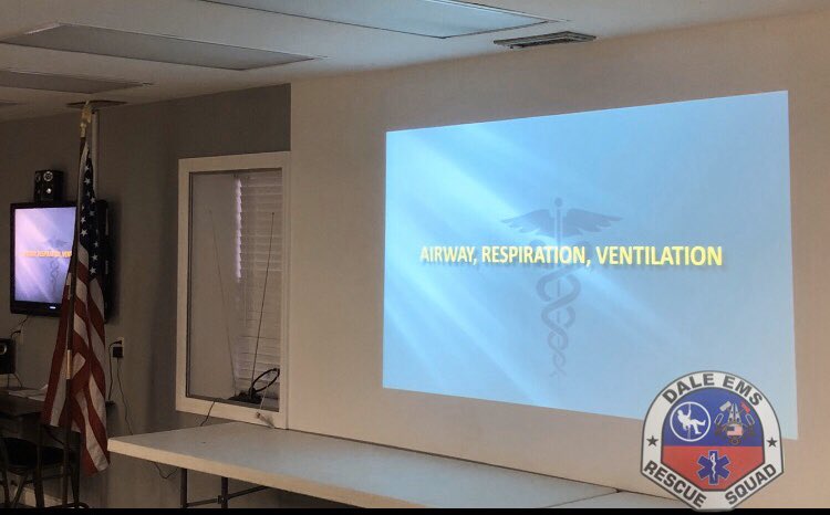DaleRescue's tweet photo. Kicking off the NCCP course for our EMS providers this evening!
- Kevin Turley
#EMS #Rescue #NREMT #NRAEMT #NRP #NCCP #EMT #AdvancedEMT #Paramedic #NAEMT #AARS #Volunteer #ServantsHeart https://t.co/aAIFY0HxMV