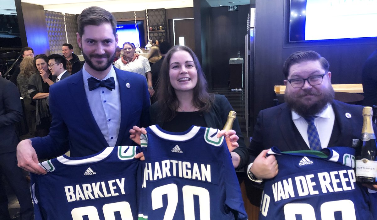 And introducing.... BC's newly minted top three somms!

Congratulations to Peter van de Reep <a href="/CampUpstairs/">Upstairs @Campagnolo</a> taking to title of BC's Best Somm 2020. 

And extra special mention for finalist Christina Hartigan <a href="/WildebeestYVR/">Jimmy The Goose</a> and Leagh Barkley <a href="/IlCaminettoWhis/">Il Caminetto</a>.