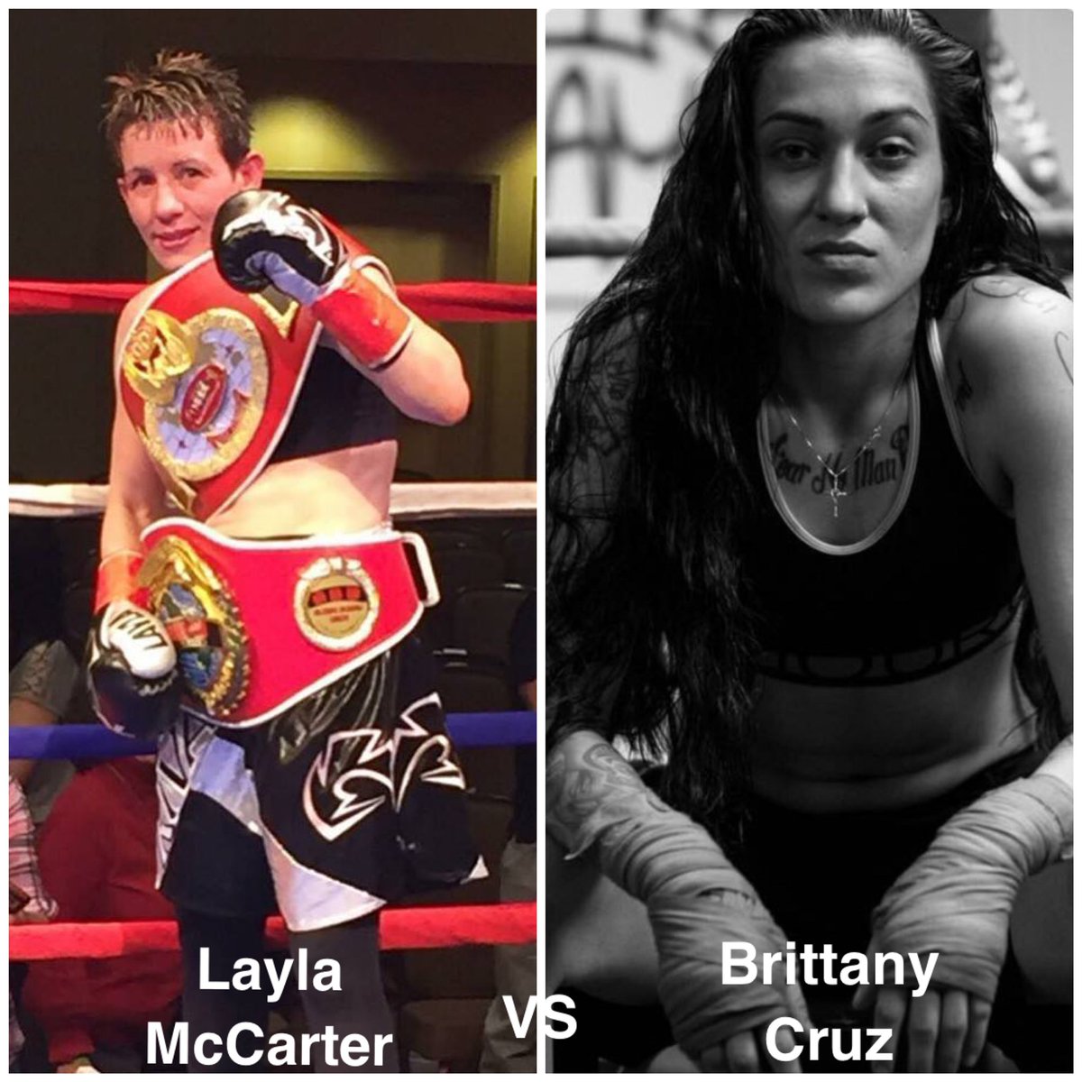 8x World Champion Layla Mccarter will defend her WIBF &amp; GBU welterweight championships in a 10 round main event against former WIBA super featherweight youth champion Brittany Cruz
April, 4th 2020
Clackamas Armory-Oregon 
Tickets: tickettomato.com/event/6516/fig…
2poundsports.com