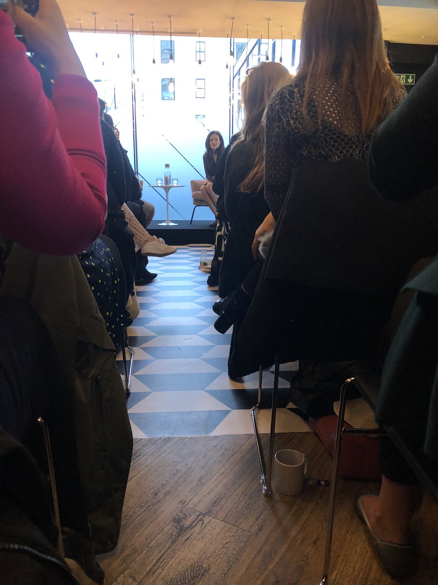 Literally ‘Leaning In’ to the aisle for this picture. See what I did there? 😎.  Sheryl Sandberg at VMLY&amp;R