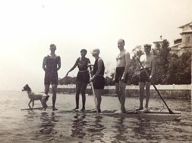1930s. Istanbul - Caddebostan. #hauteboards ❤
.
.
.
.
#sup #suplife #standuppaddle #suplifestyle #supturkiye #supturkey #supyoga #paddleboarder #paddleboarding ift.tt/36f7CF4