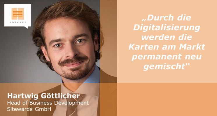 sitewards's tweet photo. Hartwig Göttlicher spricht beim EXPERT_TALK der @ADSCAPEGmbH mit @marcokahler über Herausforderungen bei der Anbindung von #PIM Systemen an #ecommerce Plattformen: https://t.co/ipmcINdT56
#adscape #interview #pim #pimberaterblog https://t.co/946sa60QLv