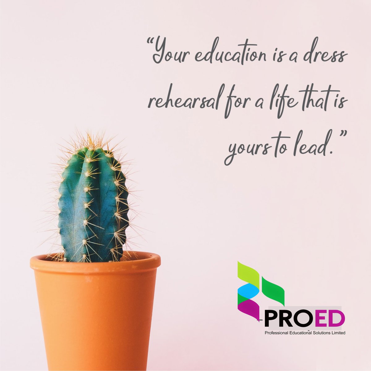Proedsolutions1's tweet photo. Your education is a dress rehearsal for a life that is yours to lead. 

Get educated!
#Edchat #teaching #leadership #Elearning #STEM  #education #classroom #outdoorlearning #inspiringschools #get #solutions #PROED  #tuesdaythoughts #tuesdaymotivation #tuesdaymood #TuesdayWisdom https://t.co/awqyEcCZXq