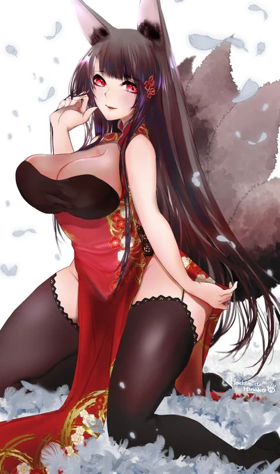 赤城さんの春節衣装めっちゃ楽しみ#アズールレーン 