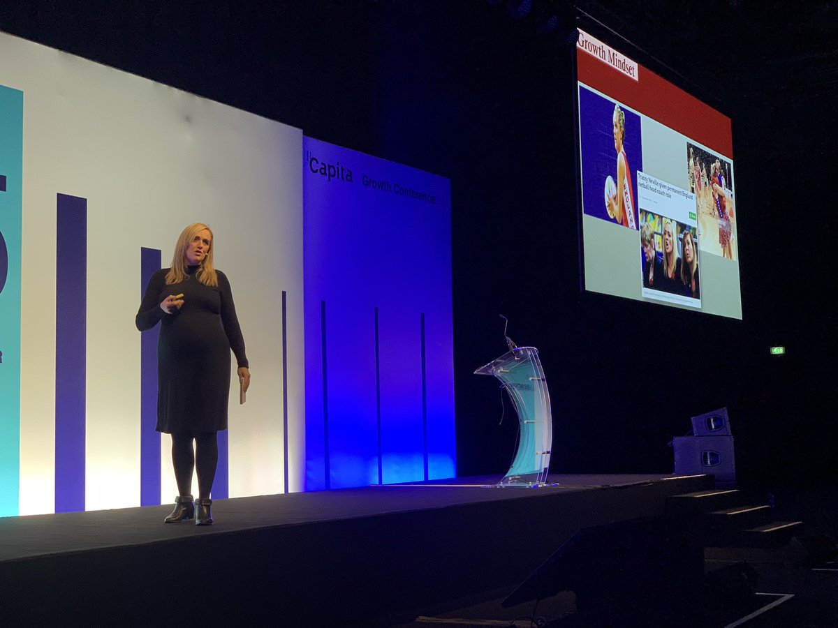 <a href="/traceynev/">Tracey Neville MBE</a> talking #leadership at the <a href="/CapitaPlc/">Capita</a> growth conference #UPInManchester