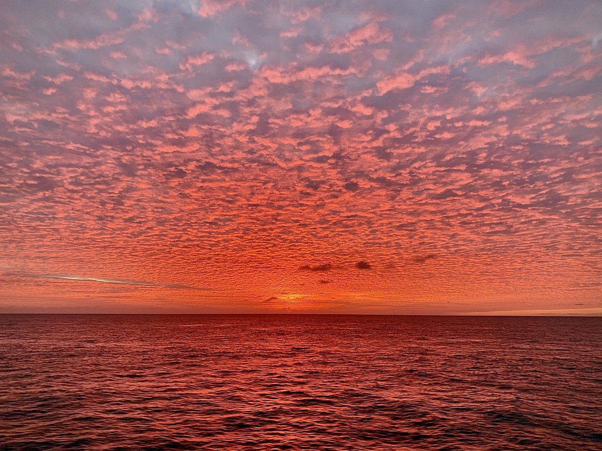 radareggleton's tweet photo. Last nights sunset on route to Jersey from Guernsey was flippin awesome #CondorLiberation https://t.co/IbDNQmjKdx